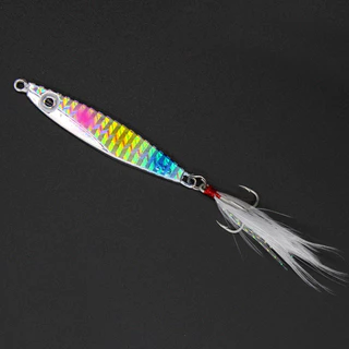 Fsihing โลหะ Jigging Hook Spinner เหยื ่ อ 7g/10g/14g/17g/21g/30gเลเซอร ์ โลหะ Jig Umpan ช ้ อนหล ่ อตกปลา Lure