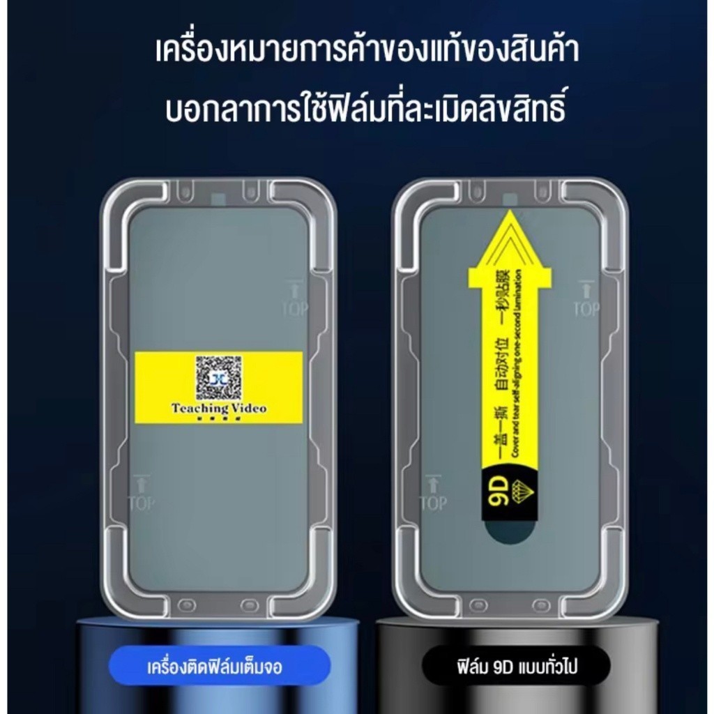 ฟิล์มกระจกPVT เต็มจอ กันมองกันเสือก สำหรับรุ่น 17Por Max 14 Pro Max 13 Pro Max 12 ProMax 7 8 Plus X XR XS 11 ทุกรุ่น #D1 - รูปที่ 3