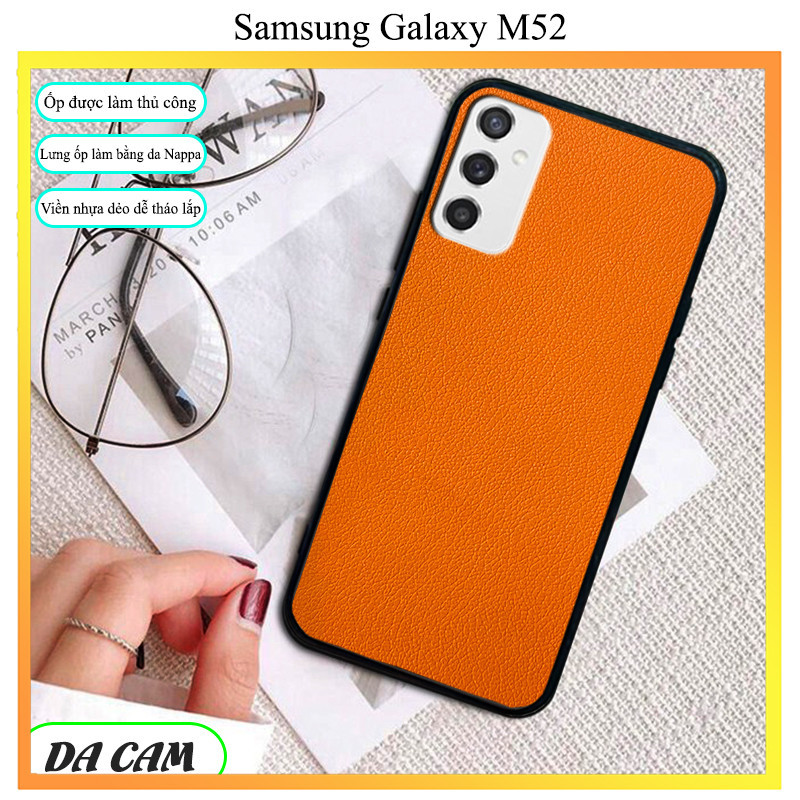 "LEATHER CASE สําหรับ SAMSUNG GALAXY M52