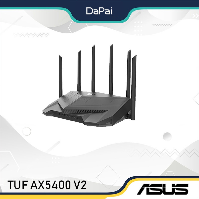 Asus TUF AX5400 V2 ความเร็วสูง WiFi 6 เครือข่ายไร้สาย Gigabit Mesh Router ผนังเจาะ Wang ครอบครัว Esp