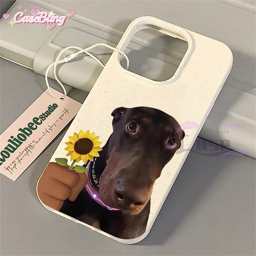 CaseBling ตลก Doggy Phone Case for Samsung A15 A05s A14 A34 A54 A03s A02s A04e A12 A13 A23 A24 A25 A32 A33 A53A50