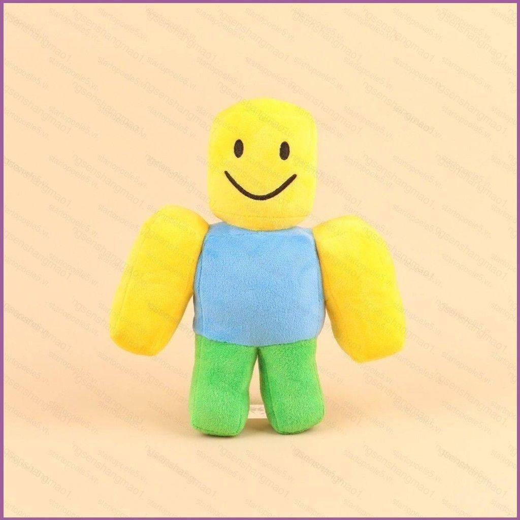 Noob Plush  รอยยิ้มสีเหลือง หุ่นยนต์ Noob Experiment ตุ๊กตาของเล่นตุ๊กตา