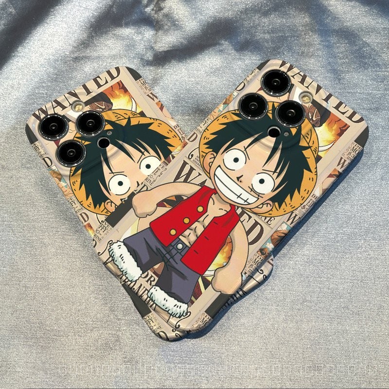 เคสโทรศัพท์ เหมาะสําหรับ iPhone 7 8 plus x xs xr xsmax 11 12 13 14 15 Pro max mini ins สี One Piece ฟิล์ม Hard Case Shock-proof Shock-proof เคสป้องกัน