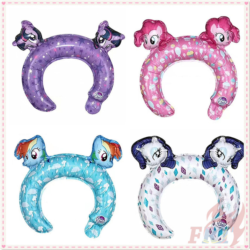 ❣️My Little Pony:Friendship Is Magic Balloons❣️1Pc/4Pcs Aluminum Twilight Sparkle / Rainbow Dash / Rarity /PinkiePie Cartoon Design Birthday Party Decorations Kids Toy