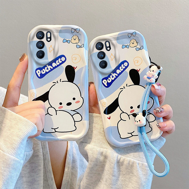 เคส OPPO A16 A16K โทรศัพท์น่ารักป้องกันกรณี + สร้อยข้อมือน่ารัก MR