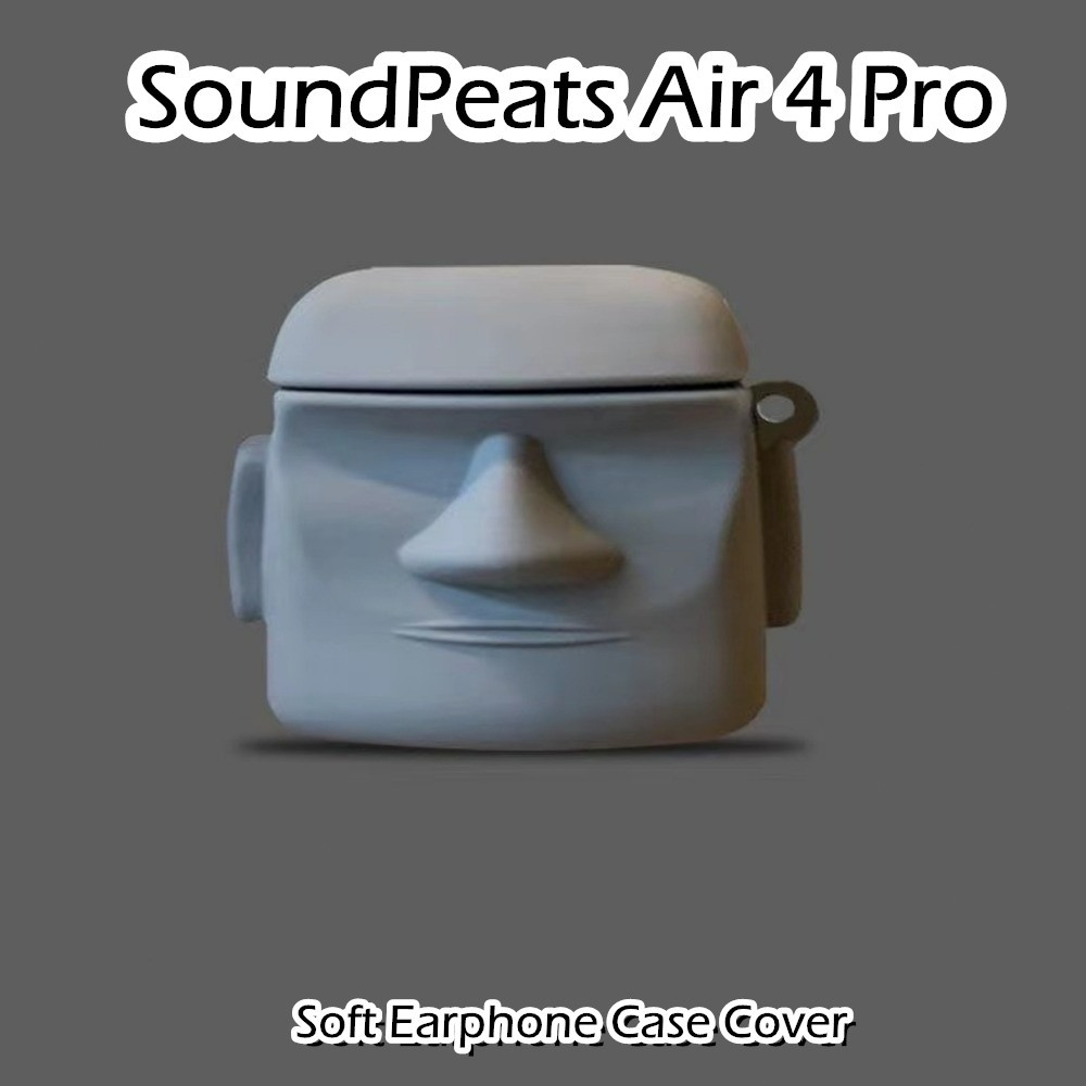 【 คุณภาพสูง 】 สําหรับ SoundPeats Air 4 Pro Case Creative Cartoons Series เคสหูฟังซิลิโคนอ ่ อนนุ ่ ม NO.2