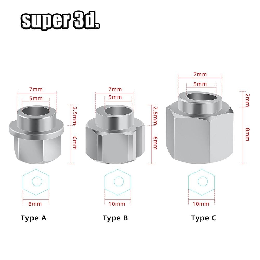 5/10pc 3D printer Openbuilds Eccentric Spacer V Wheel Eccentric Column isolation Screw nut V-Slot bo