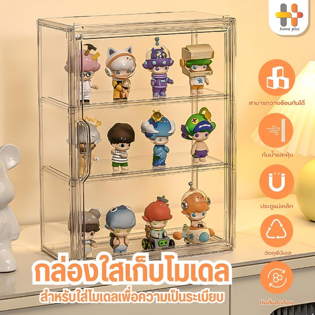 【พร้อมส่ง】กล่องโชว์โมเดล ฟิกเกอร์ ตู้โชว์ตุ๊กตา ตุ๊กตาของสะสม กล่องอะคริลิค แบบใส ใส่โมเดลได้ Labb มีฝาปิด