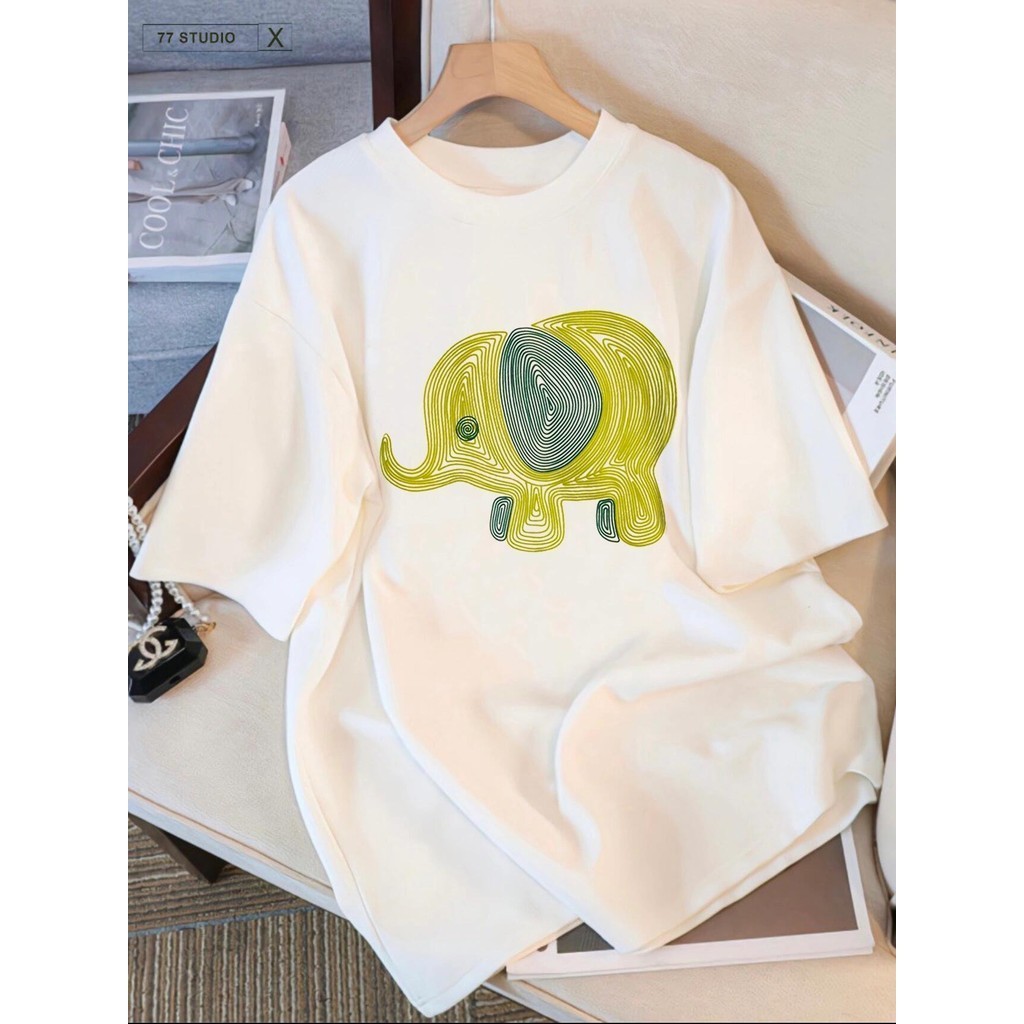 พร้อมส่ง🚀เสื้อ พร้อมส่ง เสื้อยืดแขนสั้น คอกลม โอเวอร์ไซซ์ สไตล์เกาหลี แฟชั่นสําหรับผู้ชาย และผู้หญิง