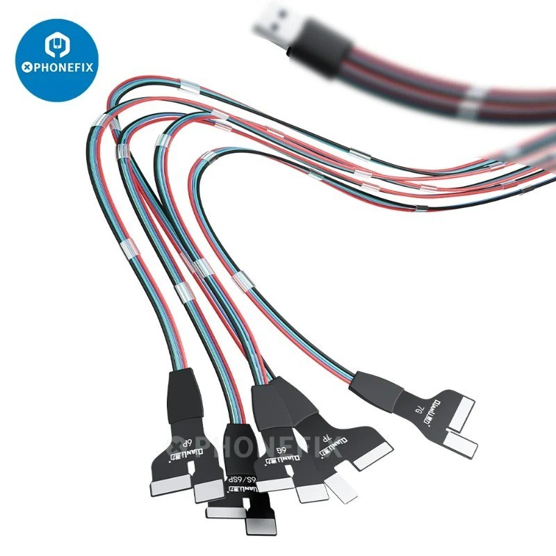 Qianli IPower Pro Max สายทดสอบสําหรับโทรศัพท์ 6 ถึง 14 Pro ซ่อมช่าง DC Power Supply Boot Line เมนบอร์ดซ่อมสายทดสอบ