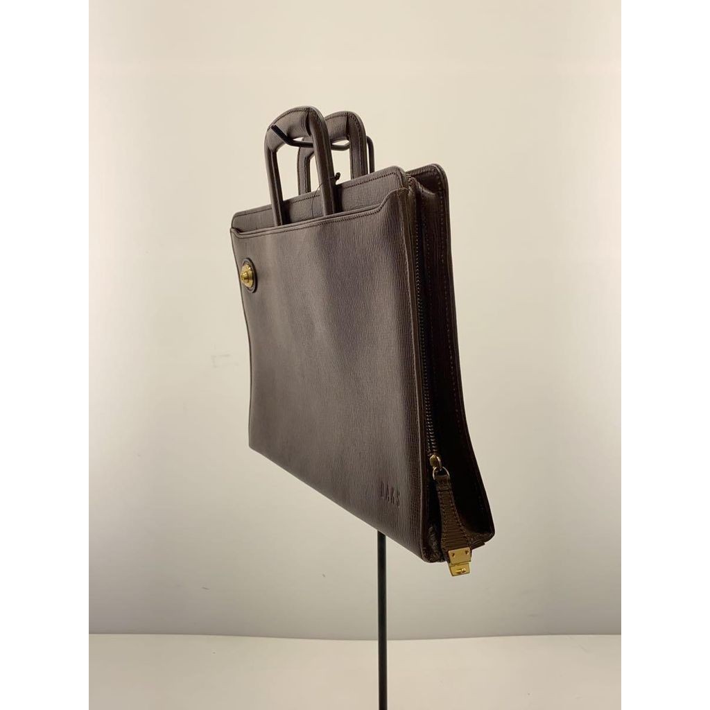 Daks :CASE R Business Bag Briefcase leather Direct from Japan Secondhand