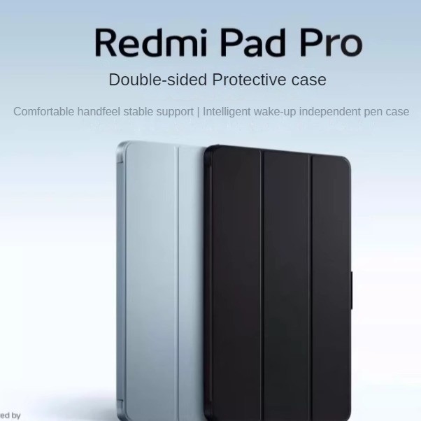 Redmi Pad Pro Magnetic Double-Sided Protective Case Smart Wake-Up Anti-Wear Bracket เคสป ้ องกันฟิล ์ มนิรภัย Original Authentic
