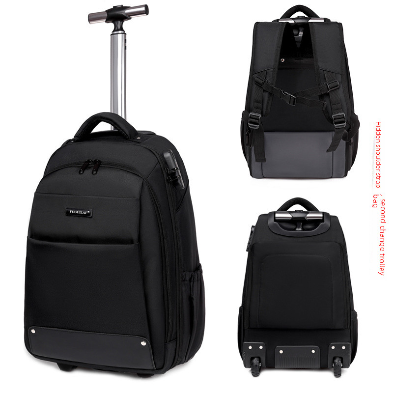 Preferred#2023New Trolley Backpack Men's and Women's Luggage Large Capacity Business Travel Bag Expandable Trolley BackpackWY5Z