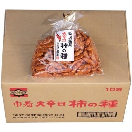 [Direct from JAPAN] Large Dry Kaki No Tane Drawstring (1case) 140g x 10 bags