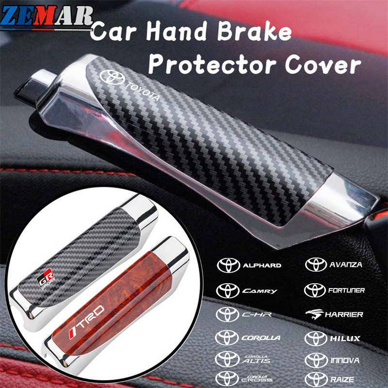 Universal Toyota รถมือเบรคคาร์บอนไฟเบอร์สไตล์รถ Handbrake Sleeve Decor Protector ฝาครอบ SUV อุปกรณ์เสริมสําหรับ Agya Raize Calya Avanza Veloz Rush Kijang Innova Yaris Corolla

<p>“><center></p>
<h4></h4>
<p><p><font color=