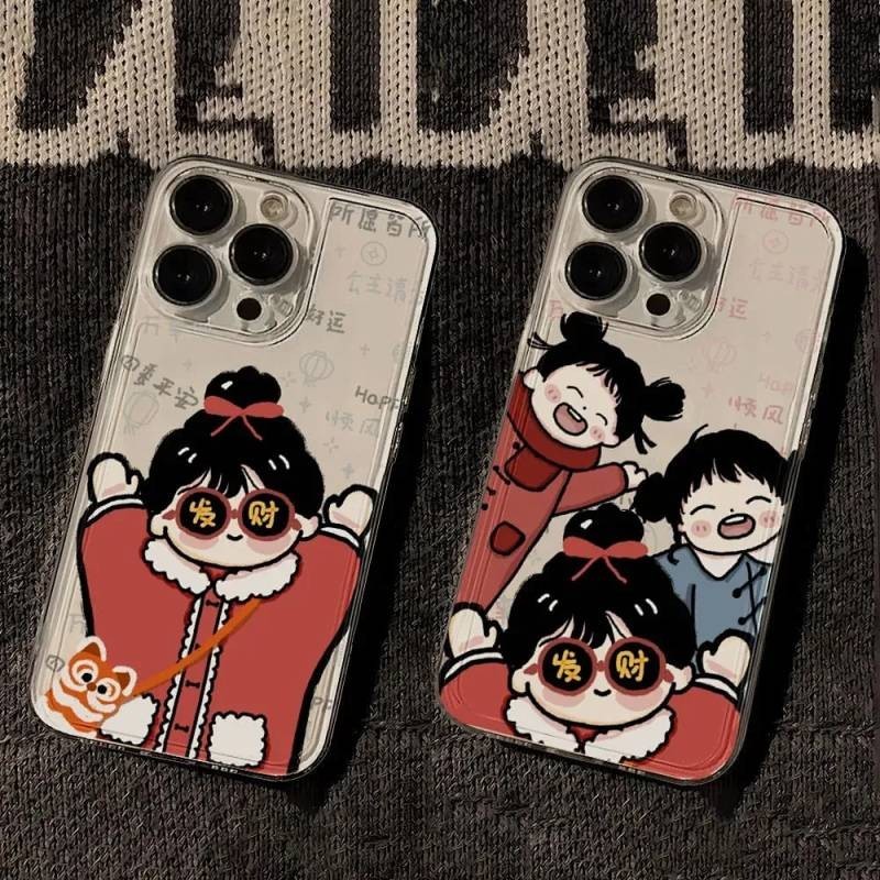 Rich Girl Apple 15/14/13Promax Spring Festival Phone Case Iphone11/12 New Xsxr Couple X eHIC