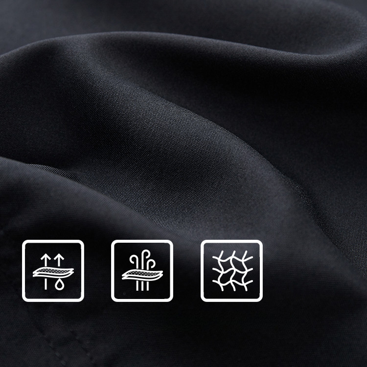 อูฐสําหรับผู้ชายและผู้หญิงคู่กางเกงขาสั้นแห้งเร็วแสงระบายอากาศหลวมตรงขากลางแจ้งสบายๆไตรมาสกางเกงกางเกงสีดําฤดูร้อน - รูปที่ 3