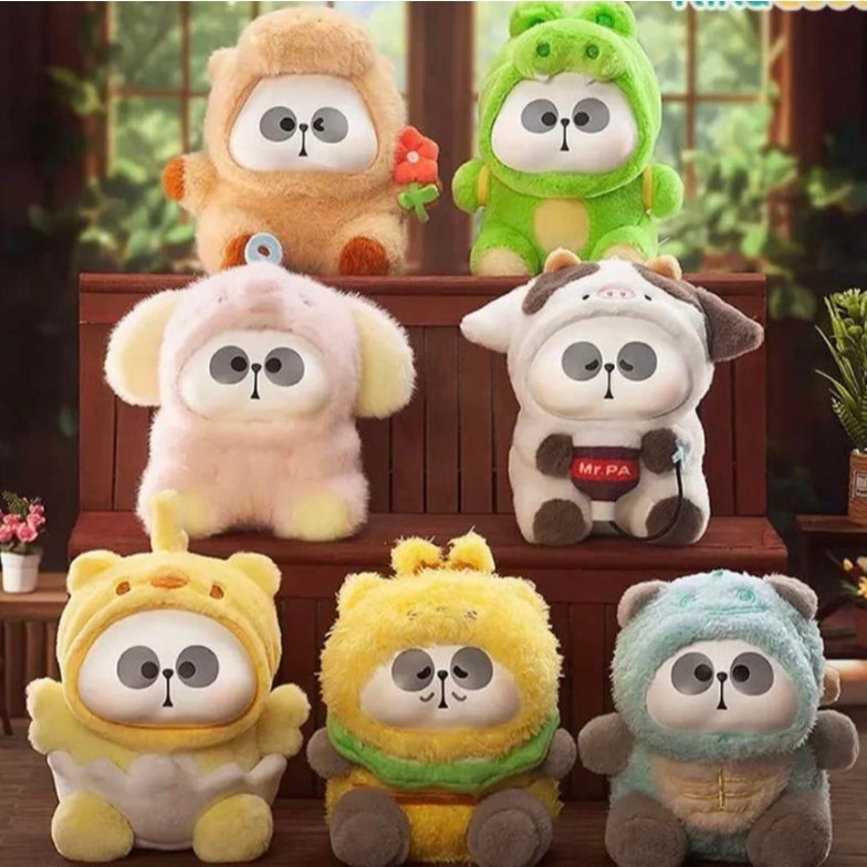 [เลือกตัว] พร้อมส่ง TH ! ของแท้ 100% Mr.PA Animal แพนด้า ค่าย toycity กล่องสุ่มตุ๊กตา ห้อยกระเป๋าได้ ของแท้