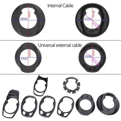 จักรยานเสือหมอบจักรยาน Stem Handlebar Spacer ชุดสําหรับหนึ ่ ง 1-1/8 จักรยานเสือหมอบแฮนด ์ แบบบูรณาการส ้ อม