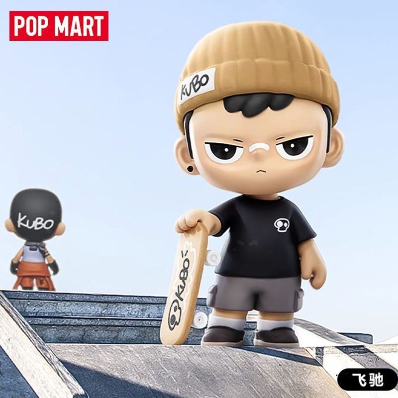 ของแท ้ POP MART KUBO Walks of Life Mystery กล ่ องรูปอินเทรนด ์ ของเล ่ นเครื ่ องประดับของขวัญ