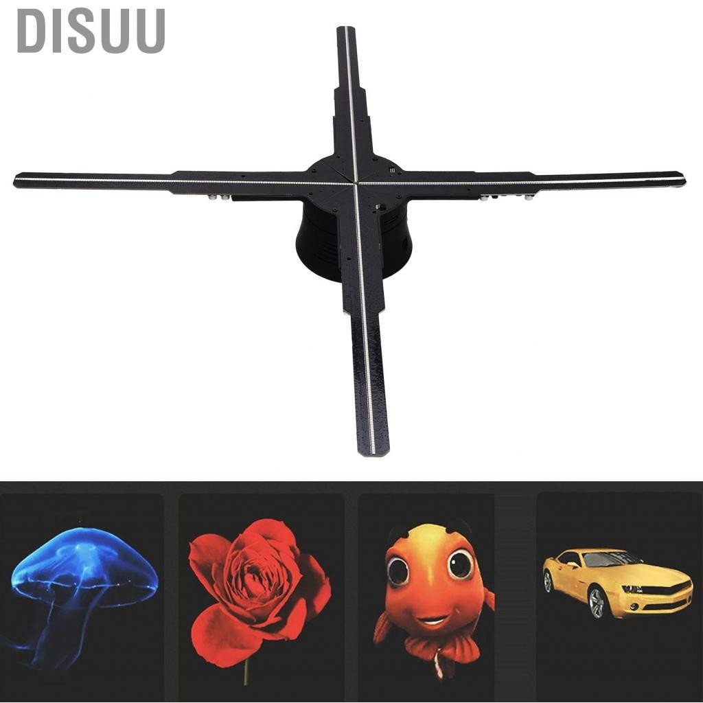 Disuu 3D Hologram Fan Projector Advertising Display With 586 LED 1800x CHW