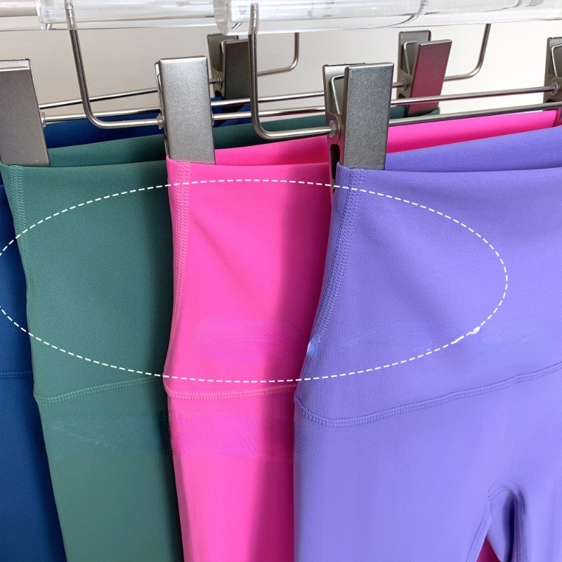 【 Yogatruth 】 กางเกงขาสั ้ นกีฬาเอวสูงไม ่ มีตะเข ็ บก ้ นพีชยิมฟิตเนส