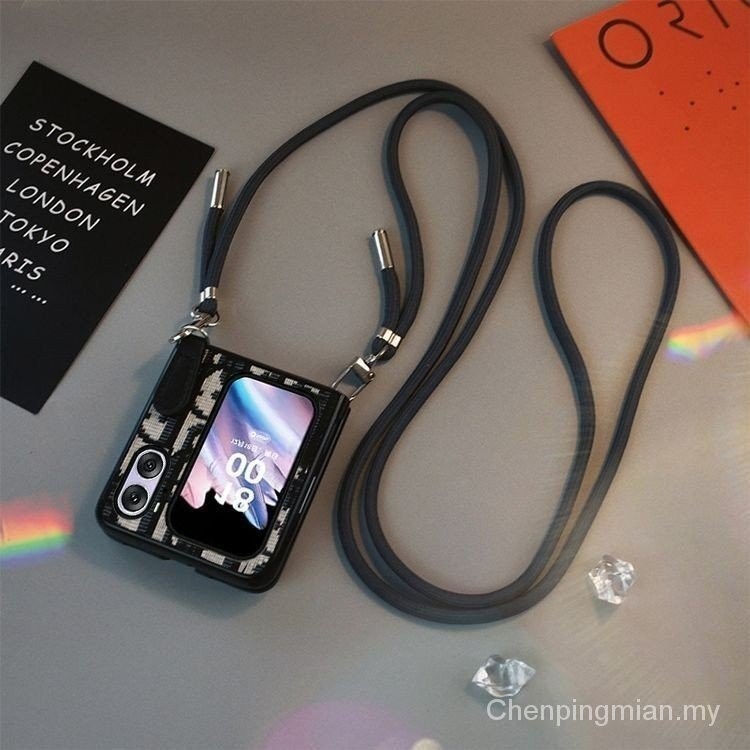 เหมาะสําหรับ oopo N3 Flip เคสโทรศัพท์กล่องเด็กหน้าจอพับป้องกันกรณี Lanyard Street สวมใส่ Influencer 