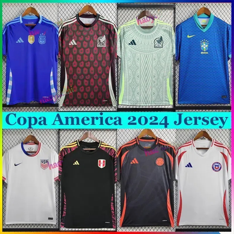 2024 Copa America Jersey Argentina Brazil Mexico Chile Colombia Peru