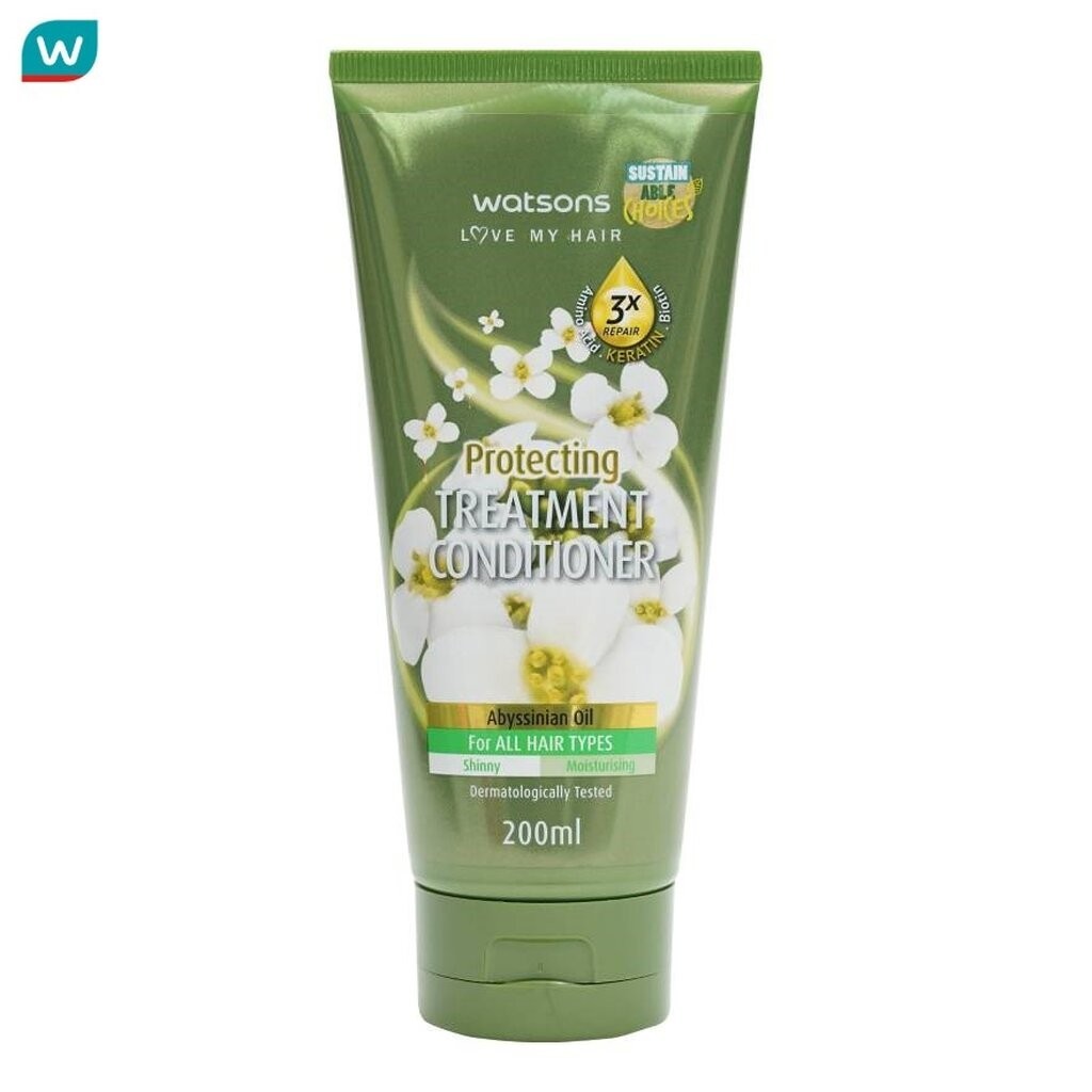 Watsons วัตสัน ทรีทเมนท์ คอนดิชันเนอร์ อะบิสซิเนียน ออยล์ ฟอร์ ออล แฮร์ ไทป์ส 200มล.