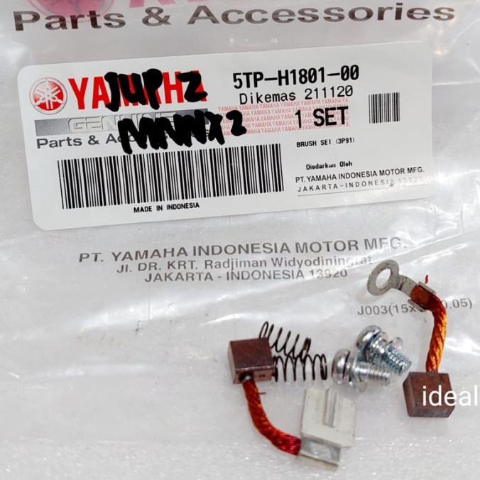 Cool Booster Charcoal Stater Yamaha Jupiter Z Vega ZR Byson Vixion ใหม่ Xabre NMAX R15 V2 5TP-H1801-