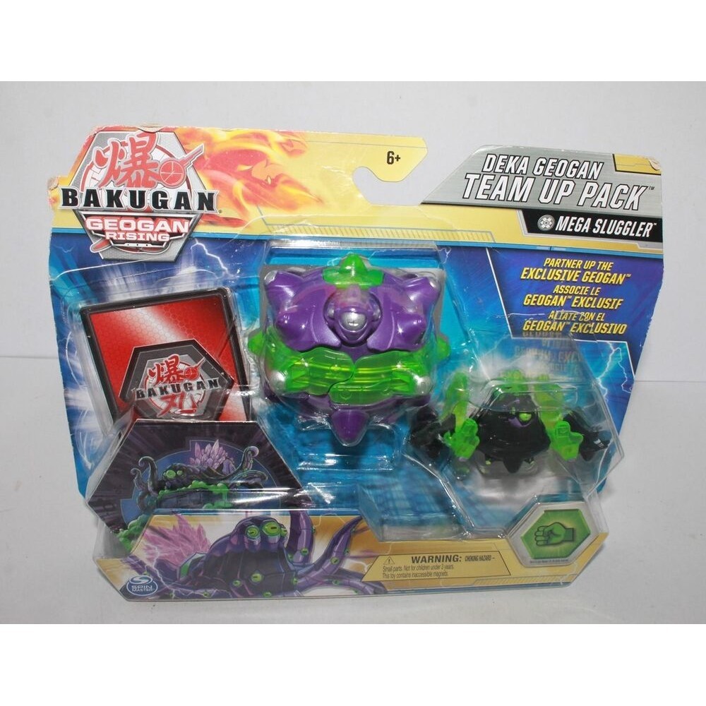 Bakugan Geogan Rising Deka Geogan Team Up Pack Mega Sluggler Spin Master ใหม ่