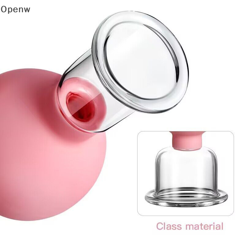 Openw 1pc สีฟ้าสีชมพูสูญญากาศ Cupping ถ้วย PVC หัวแก้วดูด Body นวดครอบครัว Meridian การฝังเข็มจีน Th