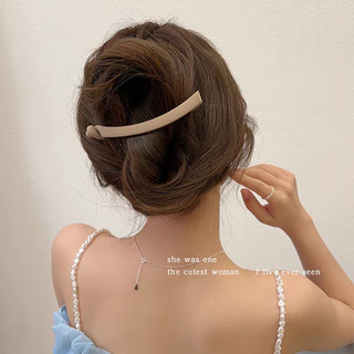 1 ชิ้นผู้หญิง Mette ไม่มีรอยต่อผมหางม้าสูง Grips กิ๊บติดผม Hairpin อุปกรณ์เสริม