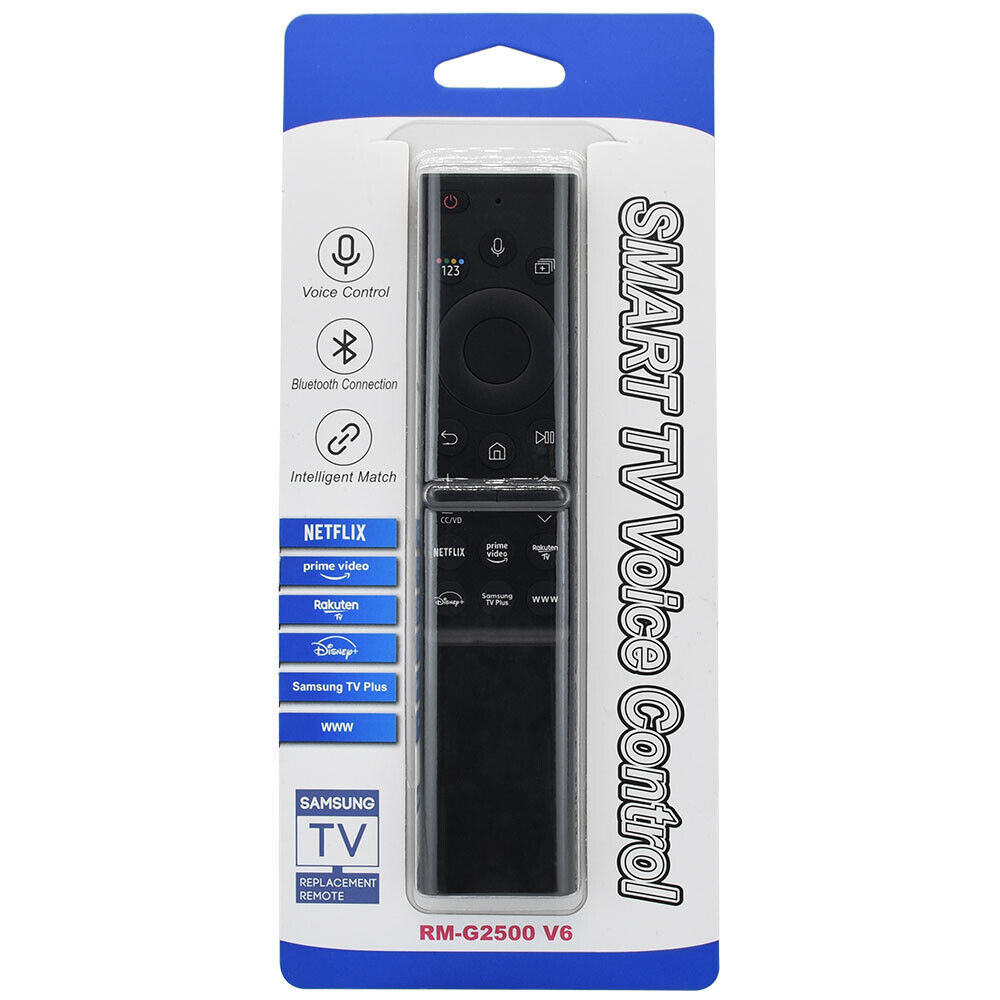 ใหม่ RM-G2500 V6 สําหรับ Samsung Bluetooth Voice รีโมทคอนโทรลสากล Q60T RU9000