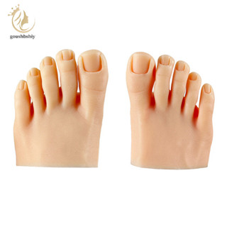 [goushbshiy] หุ่นเท้าฝึกเล็บพร้อมนิ้วเท้าปลอมสําหรับฝึกแสดงเ…