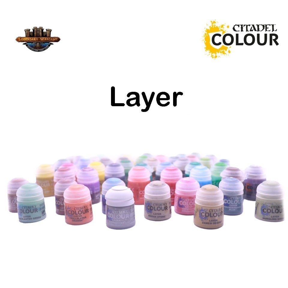 [พร้อมส่ง] Citadel : LAYERสีอะคริลิคสำหรับทาโมเดลรวม(12ml) LINK 3