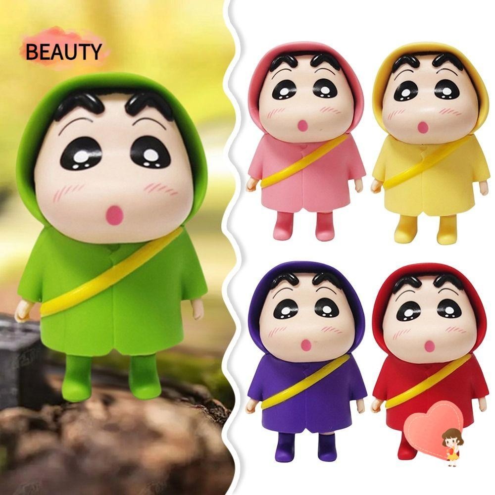 ความงาม เครยอนชินจังรุ่น,การ์ตูนเสื้อกันฝนชินจังของเล่นอะนิเมะ,เครื่องประดับสก์ท็อป น่ารัก ตลกน่ารักรูปการกระทําของเล่น