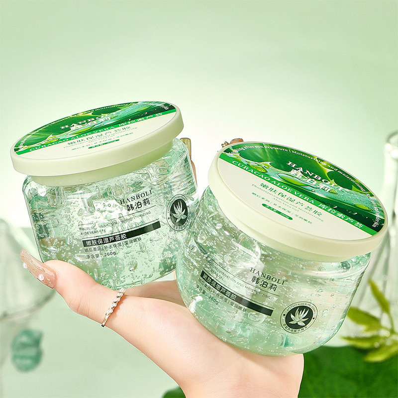 เจลว่านหางจระเข้ เจลว่านหางจระเข้บํารุงผิวหน้า ครีมว่านหางจระเข้ 99% Aloe Vera - รูปที่ 2