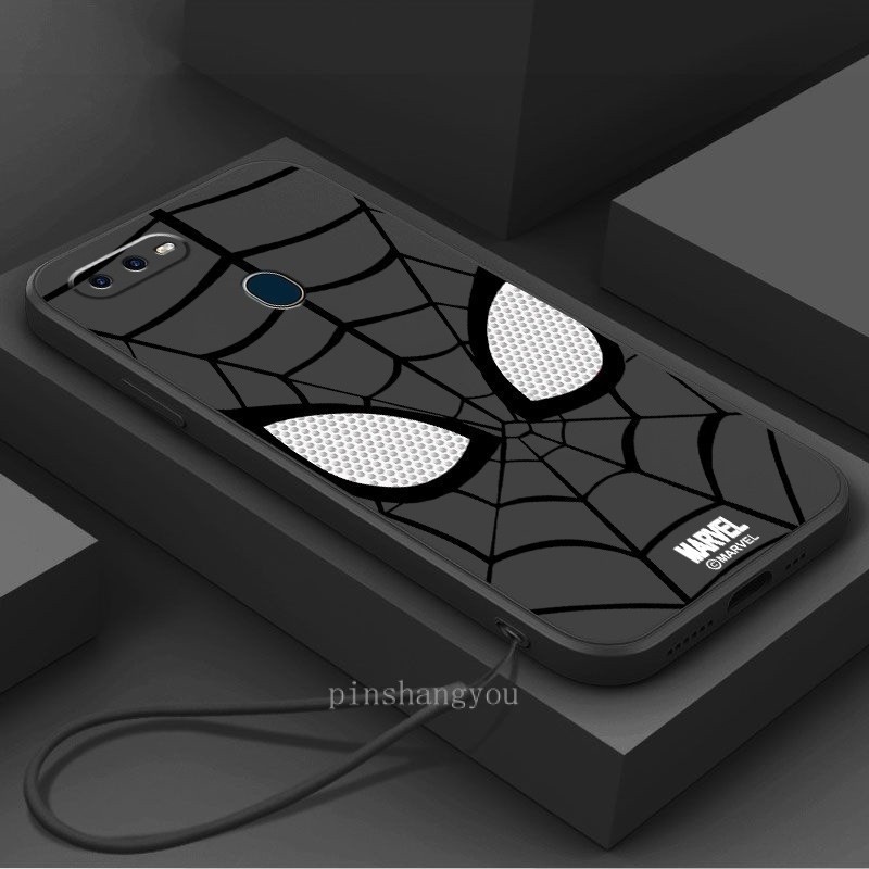 ปลอก Huawei Y7 2018 NOVA 2 LITE เคสโทรศัพท์แฟชั่นแบรนด์ Marvel Cool Spider-Man Eyes ความงามซิลิโคน TPU Soft Shell ดีไซน์ใหม่กันกระแทกกรณี