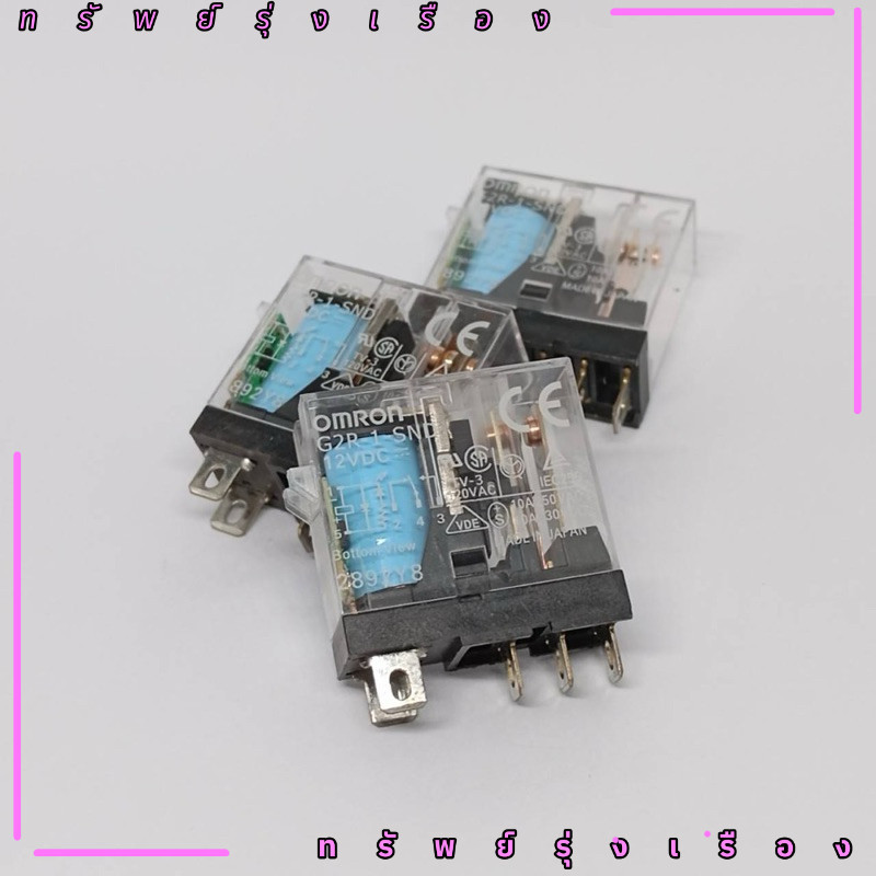 ในไทย! G2R-1-SND 12VDC รีเลย์ G2R-1-SND 24VDC ขา รีเลย์ ถ่ายจากงานจริง