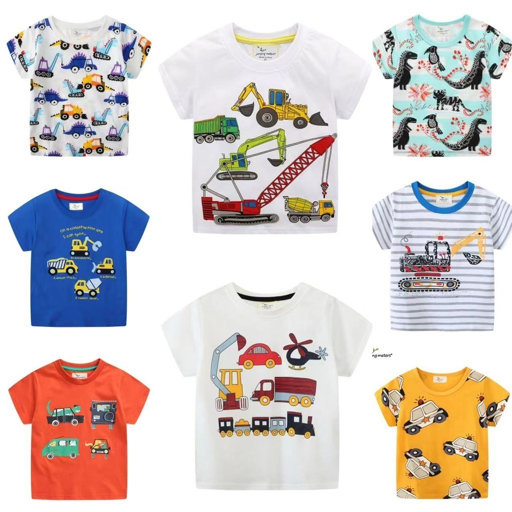 【ข้อเสนอพิเศษ จํากัดเวลา】เสื้อยืดแขนครึ่ง ผ้าฝ้าย พิมพ์ลายม้าโพนี่ สําหรับเด็กผู้ชาย และเด็กผู้หญิง