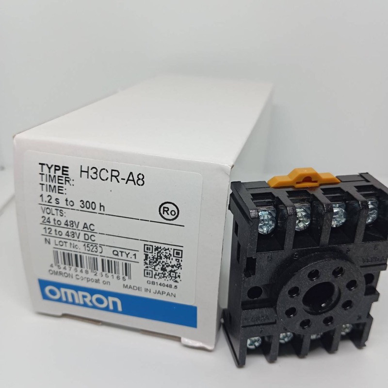 H3CR-A8 12-48v 24v 48v 12v0mron H3CR-A8 รีเลย์เวลาจิ๋ว H3CR-A8 1.2-300h 24-48VAC 12-48VDC