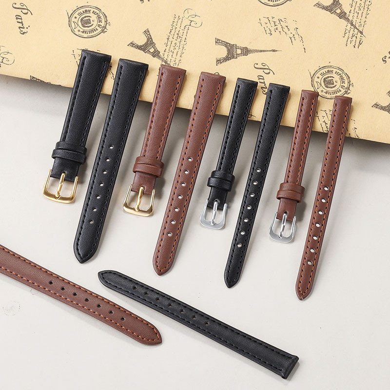 เร็ว การส่งสินค้า 8-22มิลลิเมตรหนัง ปู่ สายนาฬิกาบางสไตล์นุ่มสายนาฬิกาผู้หญิงผู้ชายสากลสร้อยข้อมือสายนาฬิกาข้อมืออุปกรณ์เสริม8มิลลิเมตร10มิลลิเมตร12มิลลิเมตร14มิลลิเมตร16มิลลิเมตร18มิลลิเมตร20มิลลิเมตร22เ
