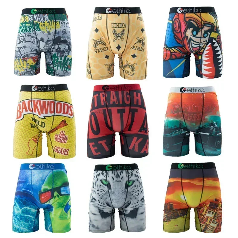 Men Underpants Boxershorts Trunks Plus Size Breathable Mens Boxers