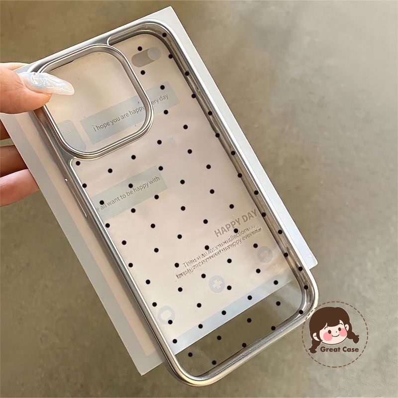 Simple Polka Dot Clear เคสโทรศัพท์สําหรับ Realme C65 C63 13 12 11 10 Pro Plus 12X 10T 9 5G 8 8s 7 5G