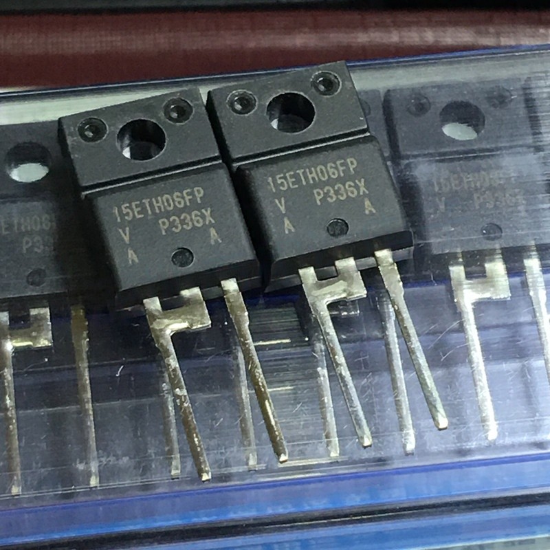 ((1 ชิ้น) ชิ้นส่วนอิเล็กทรอนิกส์ 15ETH06FP Ready Stock TO-220F-2 Quick Recovery Diode