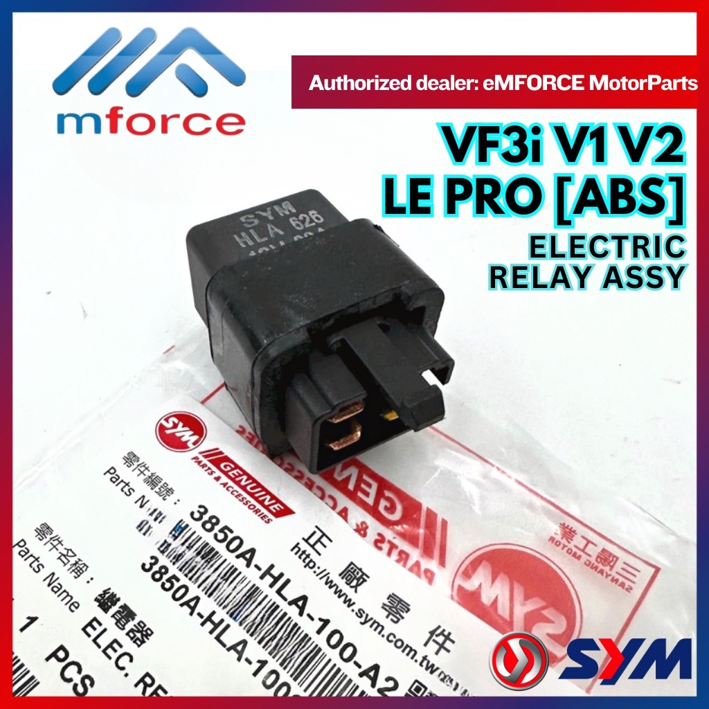 SYM VF3 VF3i SYM185 V1 V2 LE PRO ABS ELECTRIC RELAY พัดลม RELAY 3850A-HLA-1002-A2 SYM