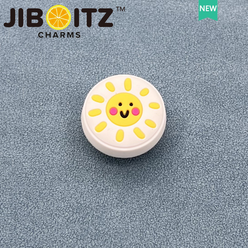 JIBBITZ cross charms ตัวติดรองเท้า Rainbow Sun ดีไซน์สดใส ตัวติดรองเท้า cross