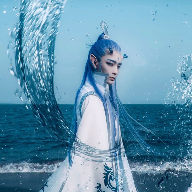 【พร้อมส่งจากจีน】cosplay ชุดอ๋าวปิ่ง เรื่องนาจา ชุดจีนโบราณ  เสื้อผ้าชุด Ao Bing วิกผมมังกร สำหรับเด็กและผู้ใหญ่