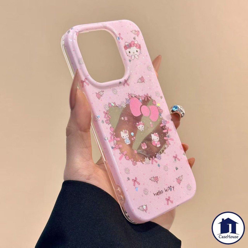 เคสใสนุ่มลายกระต่ายน่ารักคิตตี้เข้ากันได้กับ iPhone 7 16 15 8 Plus 16 17 air 13 11 Pro Max 15 12 14 Pro Max XR X XS SE ราคา ถูกที่สุด ดีลบีเคเค แกลเลอรีภาพที่ 6